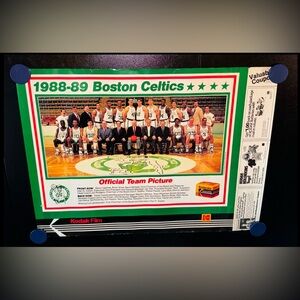 Boston Celtics 1988-89 Team Poster